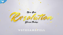 Load image into Gallery viewer, New Year Resolution Stream Package - StreamSpell