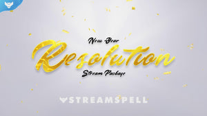 New Year Resolution Stream Package - StreamSpell