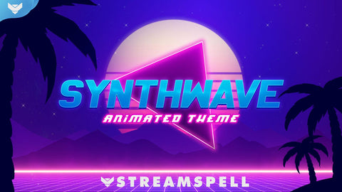 Synthwave Animated Stream Package - StreamSpell