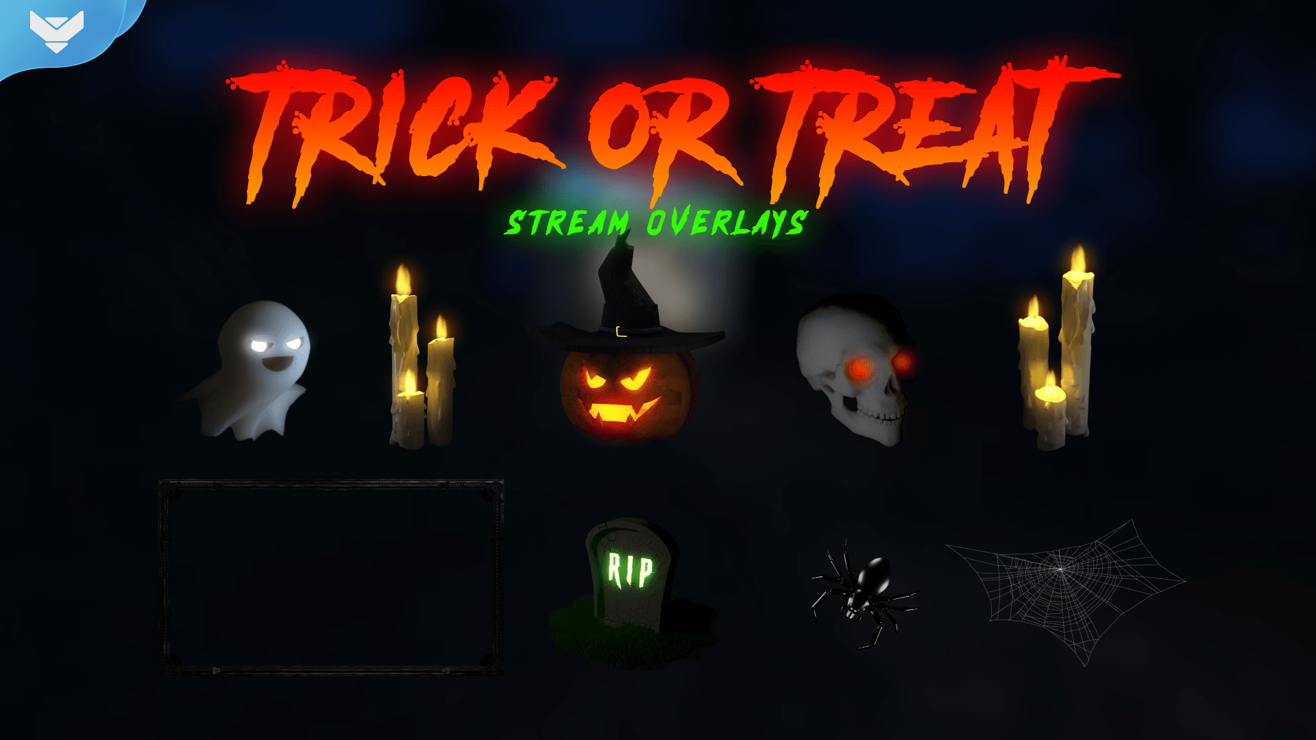 Trick or Treat Stream Overlays - StreamSpell