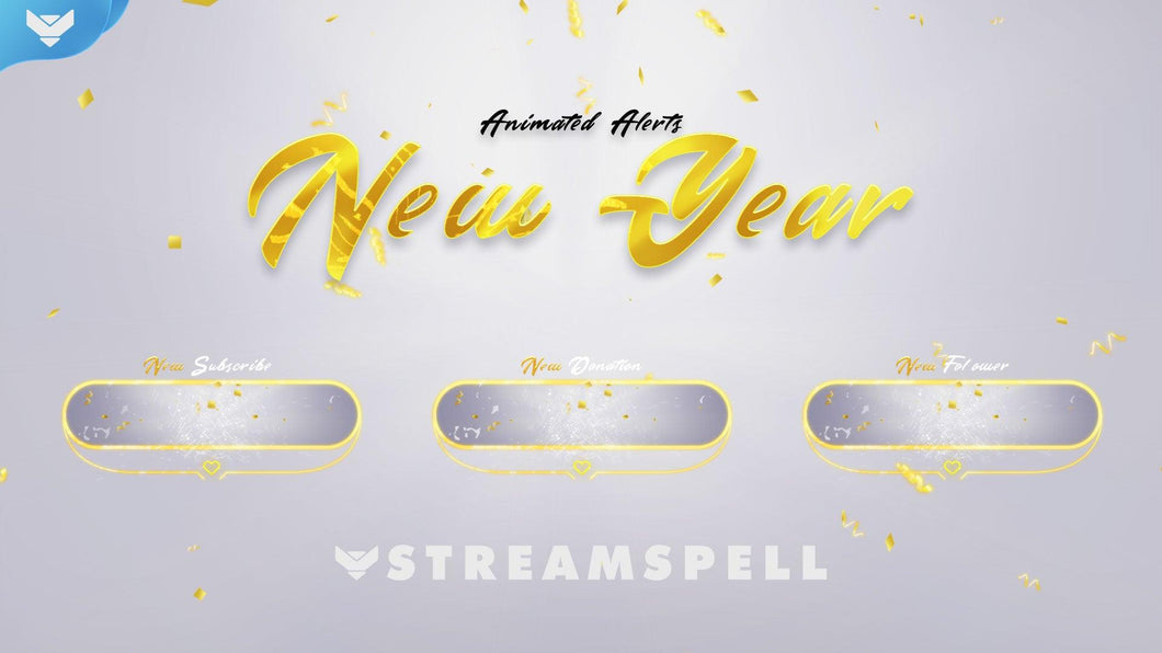 New Year Resolution Stream Alerts - StreamSpell