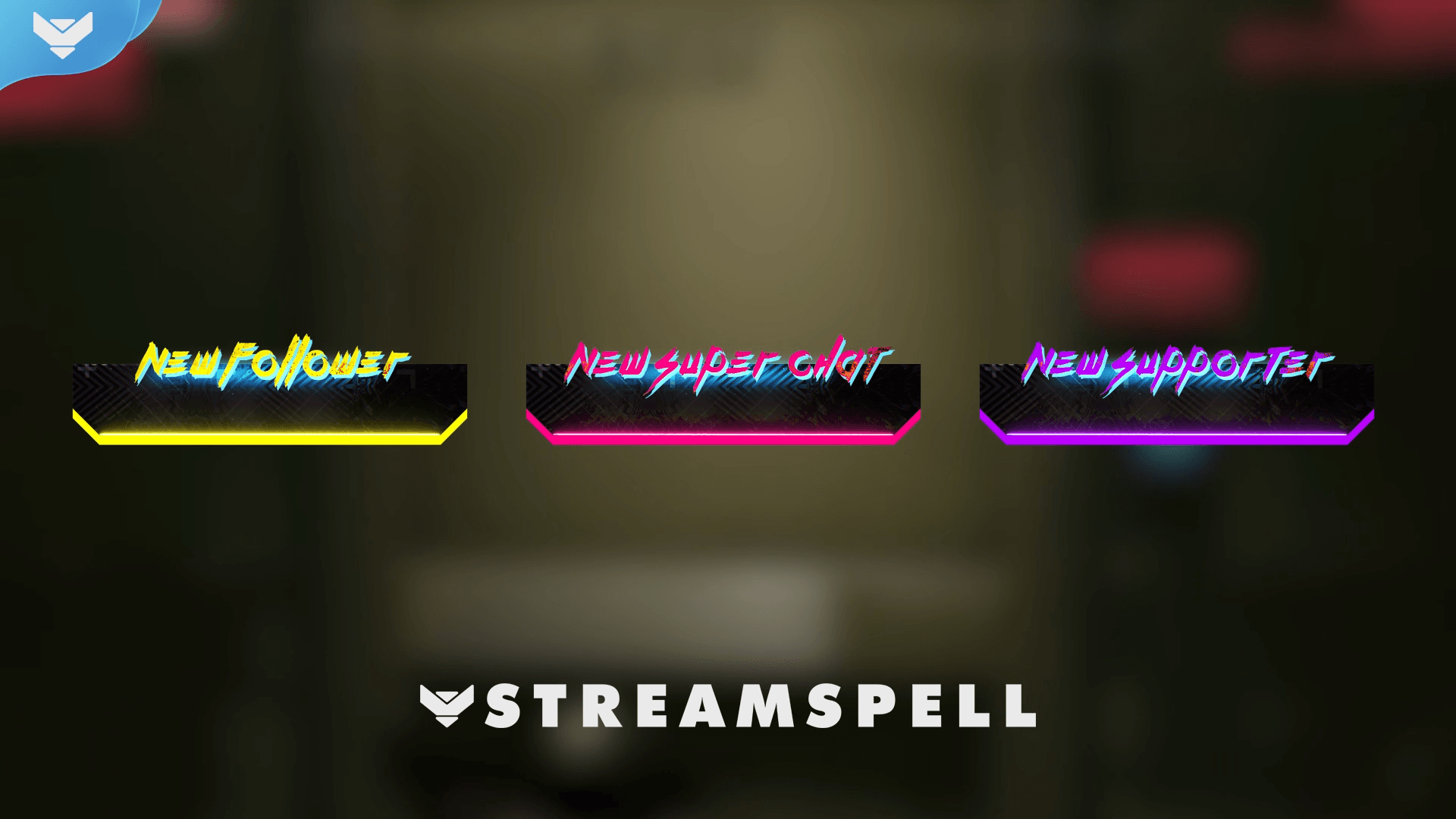 Cyberpunk V.77 Stream Alerts - StreamSpell