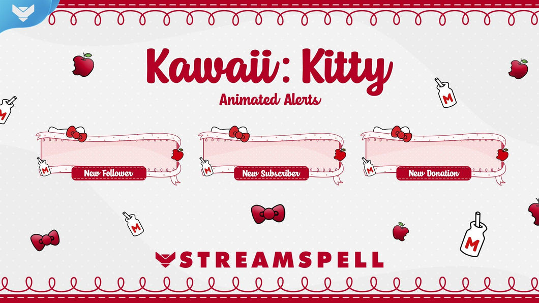 Kawaii: Kitty Stream Alerts - StreamSpell