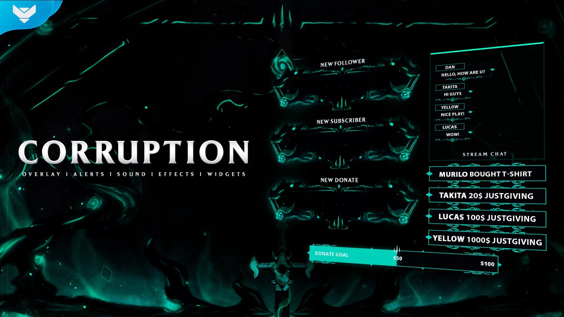 Corruption Stream Alerts - StreamSpell