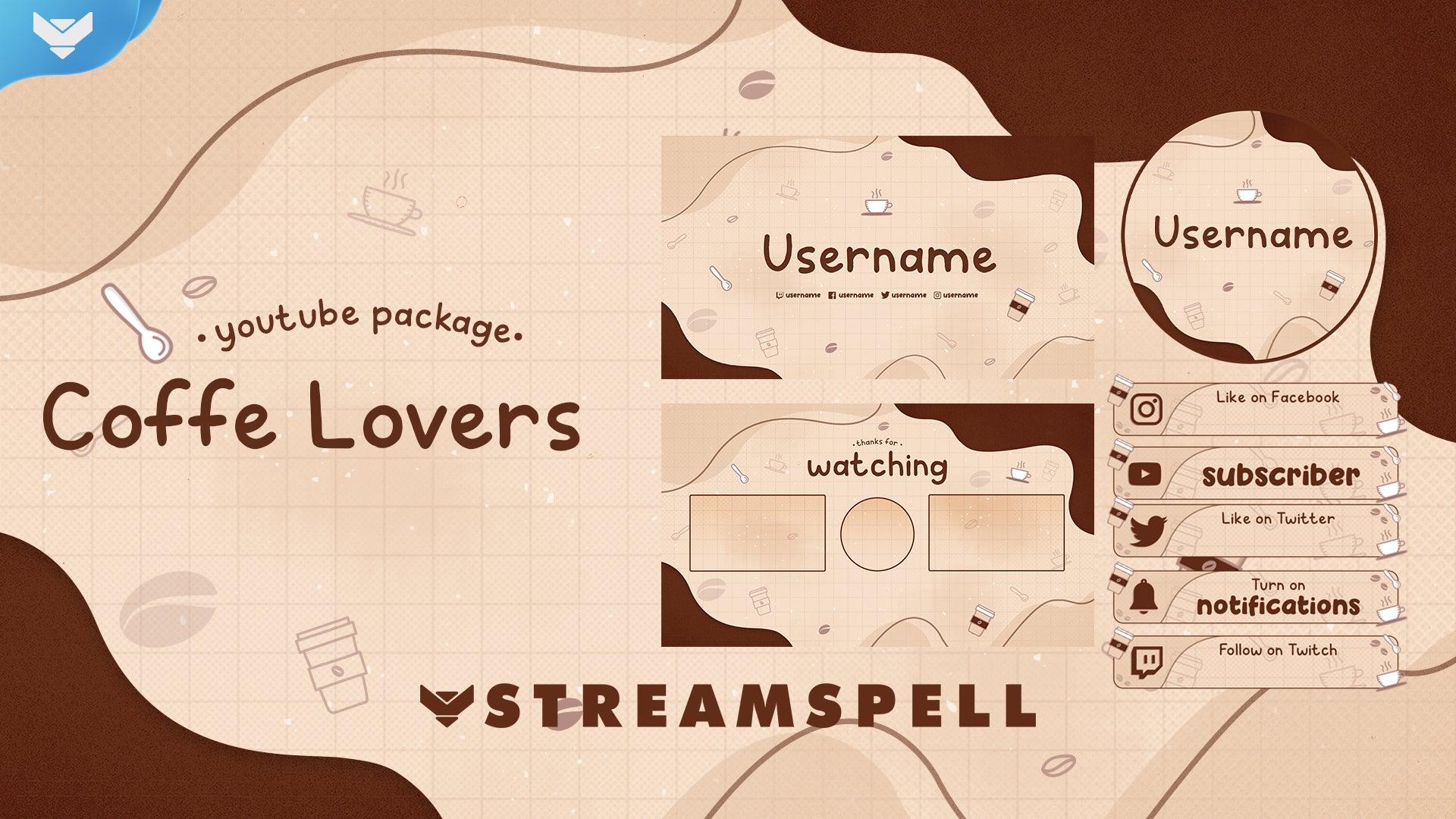 Coffee Lovers Youtube Package - StreamSpell