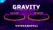 Load image into Gallery viewer, Gravity Stream Alerts - StreamSpell