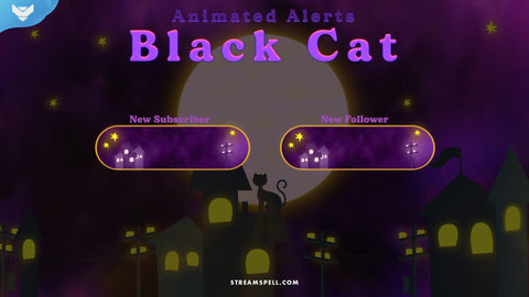 Black Cat Stream Alerts - StreamSpell