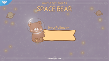 Load image into Gallery viewer, Space Bear Stream Alerts - StreamSpell