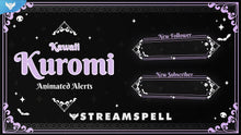 Load image into Gallery viewer, Kawaii: Kuromi Stream Alerts - StreamSpell