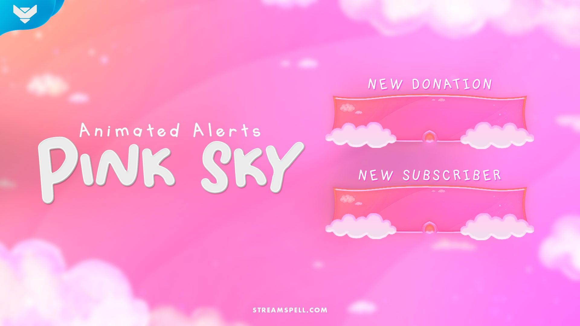 Pink Sky Stream Alerts - StreamSpell