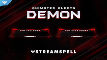 Load image into Gallery viewer, Demon Stream Alerts - StreamSpell
