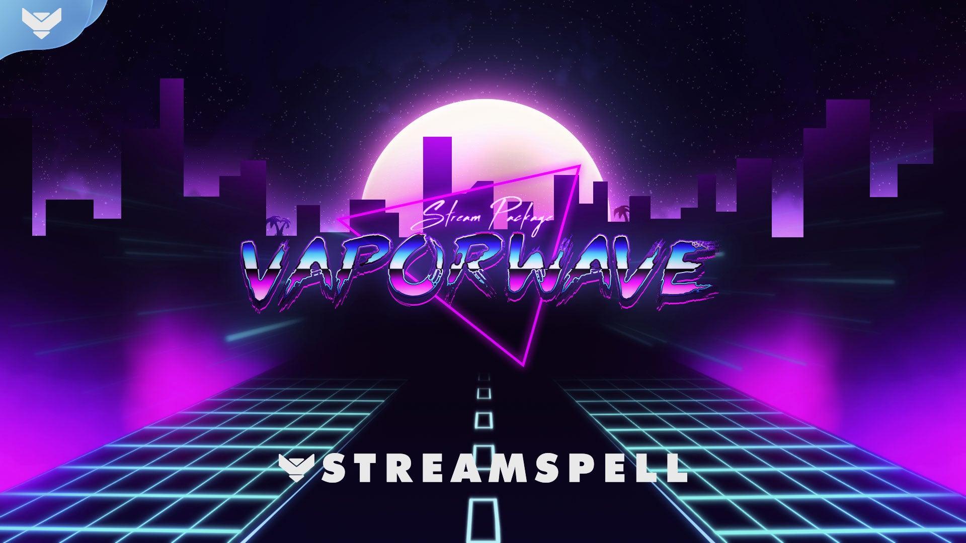 Vaporwave Stream Package - StreamSpell