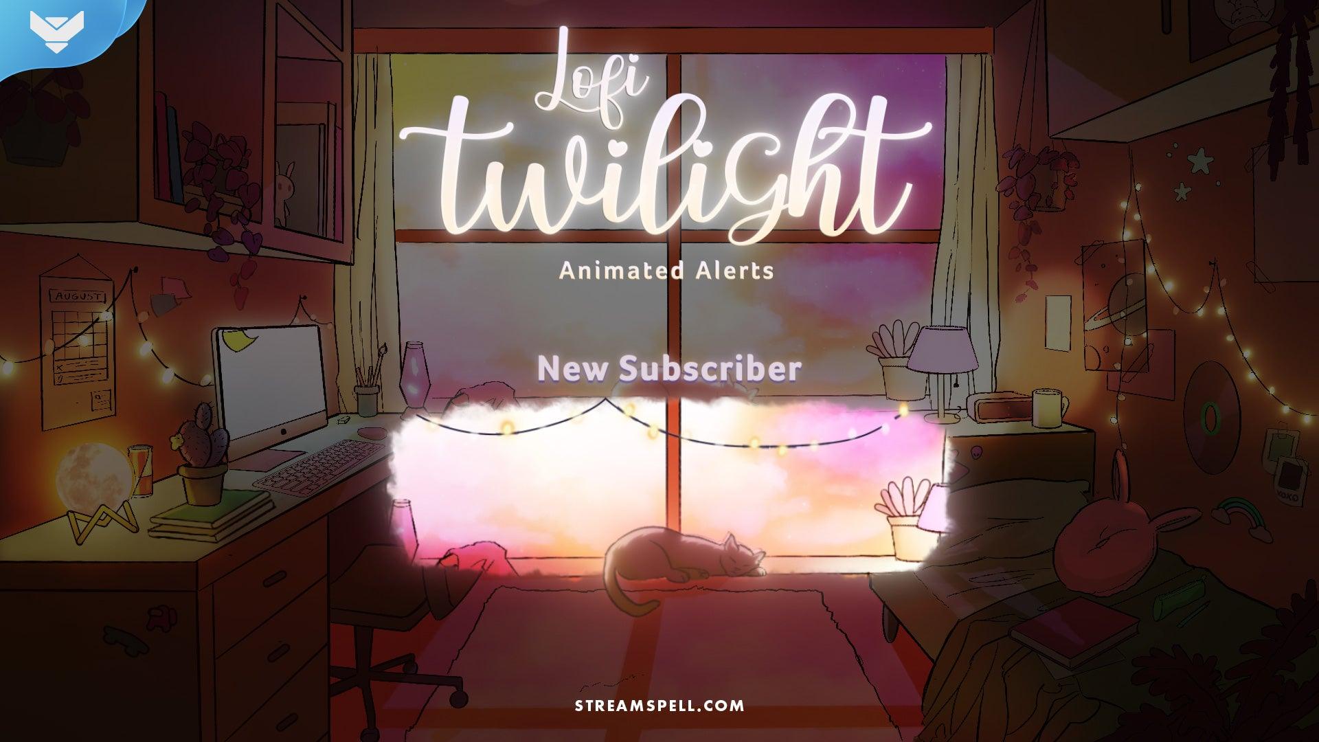 Lofi Twilight Stream Alerts - StreamSpell