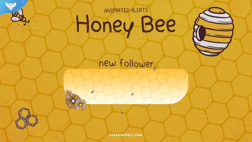 Honey Bee Stream Alerts - StreamSpell