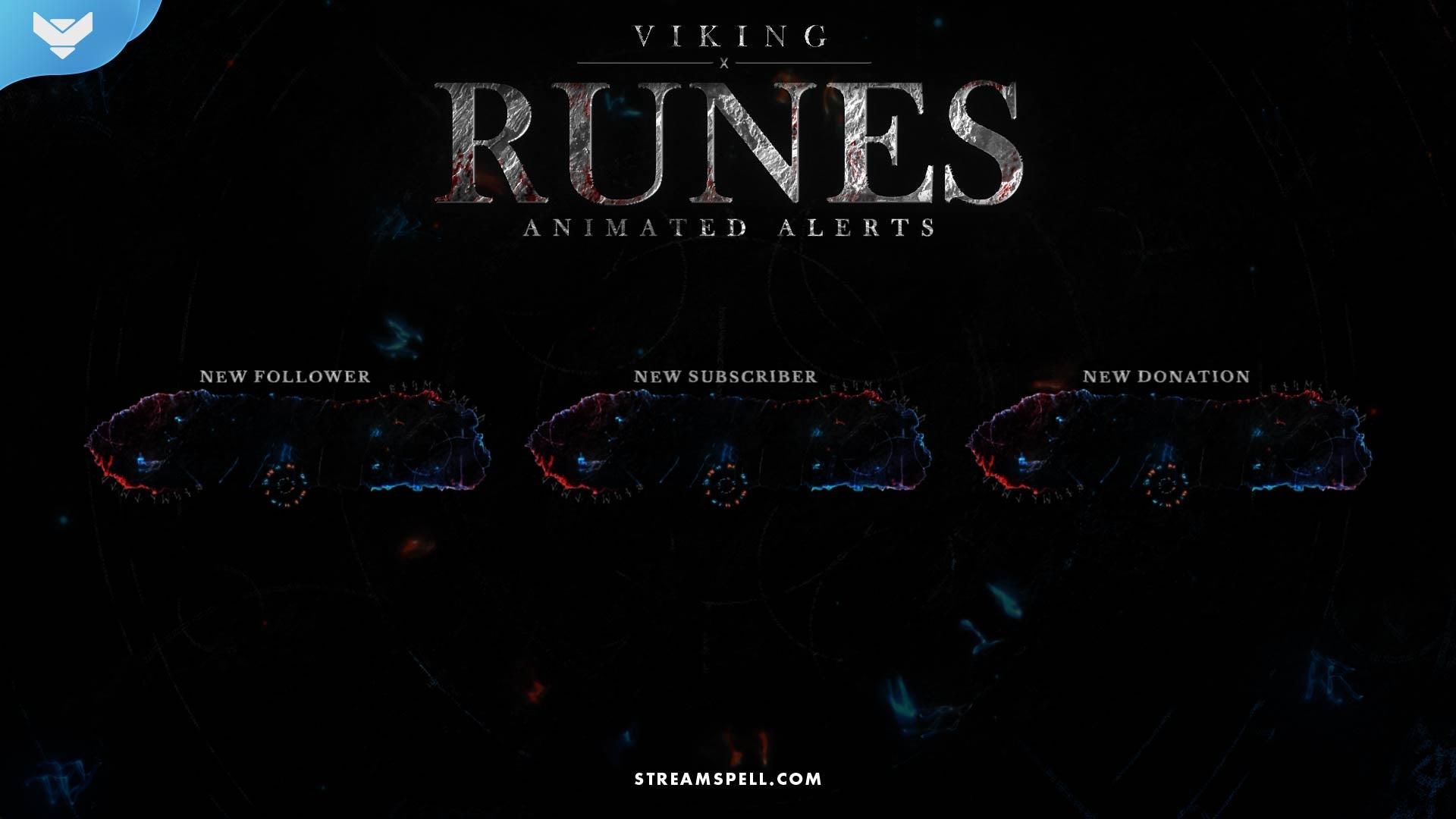 Viking Runes Stream Alerts - StreamSpell