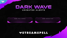 Carregar imagem no visualizador da galeria, Dark Wave Stream Alerts - StreamSpell