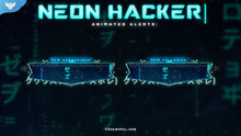Load image into Gallery viewer, Neon Hacker Stream Alerts - StreamSpell