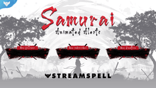 Load image into Gallery viewer, Samurai Stream Alerts - StreamSpell