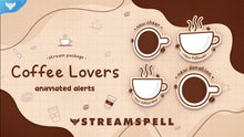 Carregar imagem no visualizador da galeria, Coffee Lovers Stream Alerts - StreamSpell