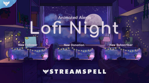 Lofi Night Stream Alerts - StreamSpell