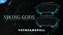 Load image into Gallery viewer, Viking Gods Stream Alerts - StreamSpell