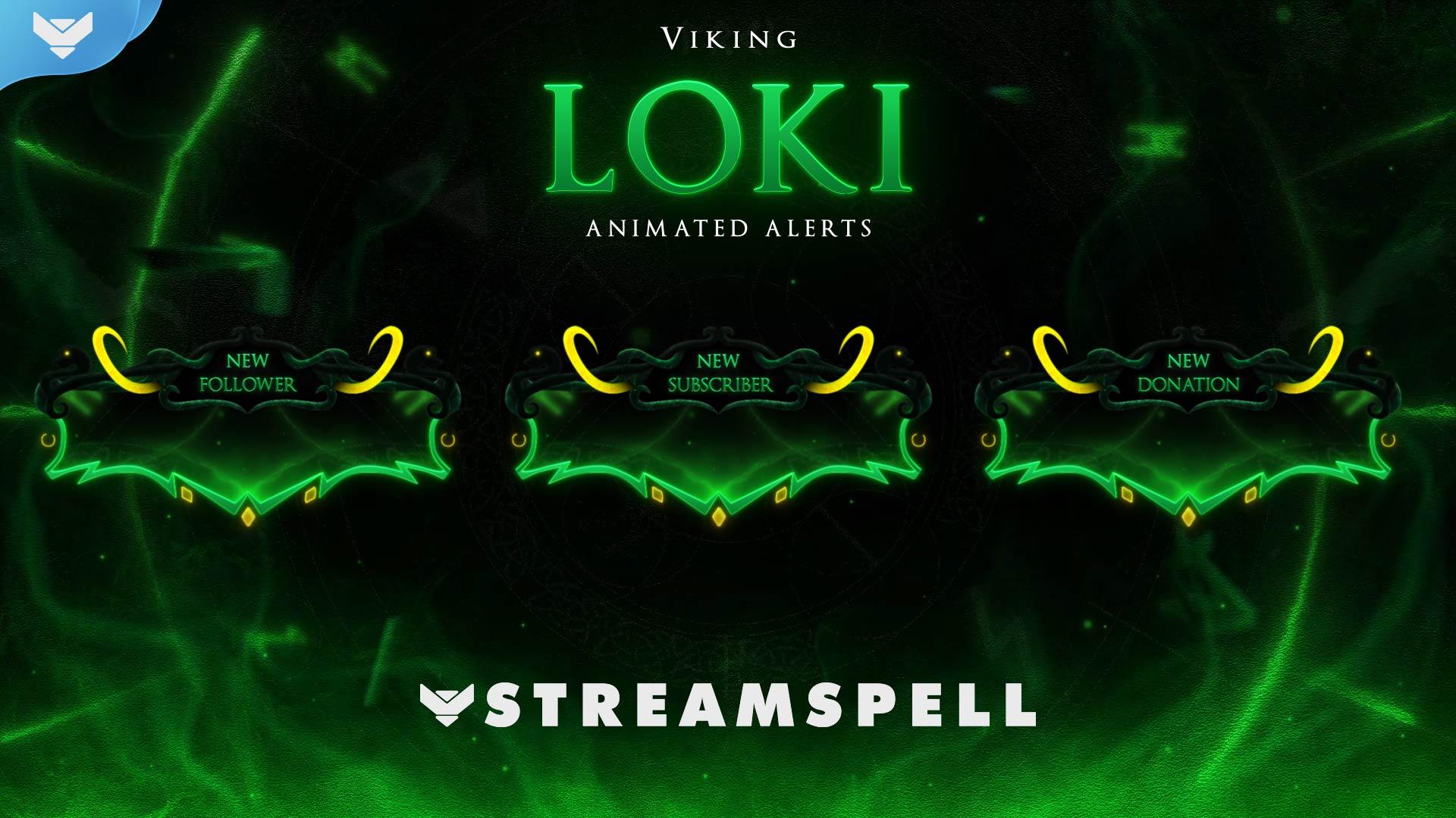 Viking: Loki Stream Alerts - StreamSpell