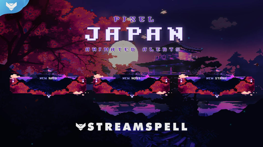 Pixel Japan Stream Alerts - StreamSpell