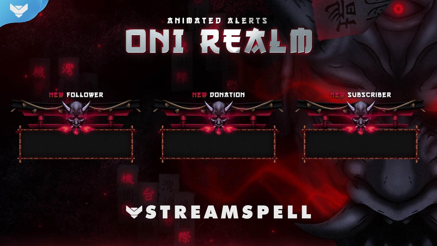 Oni Realm Stream Alerts - StreamSpell