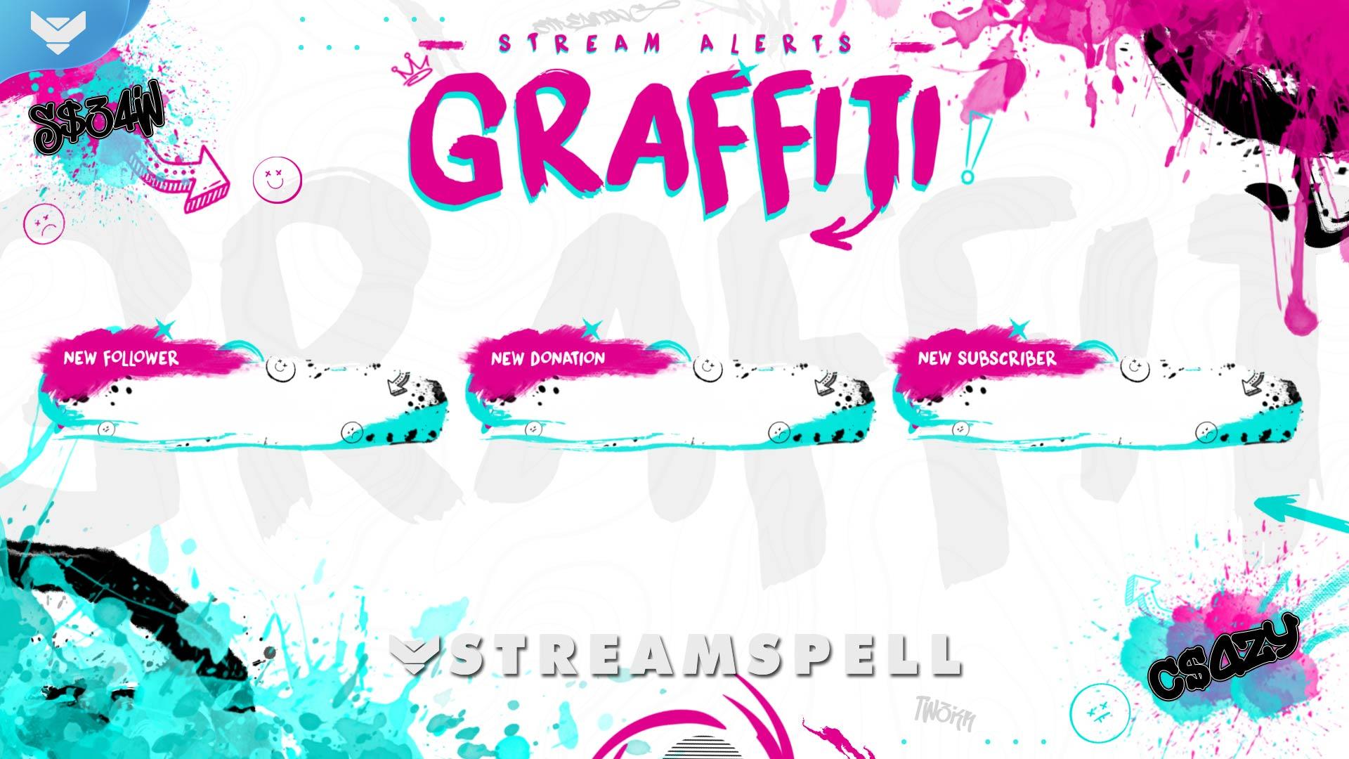 Graffiti Stream Alerts - StreamSpell