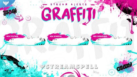 Graffiti Stream Alerts - StreamSpell