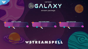 Cartoon Galaxy Stream Alerts - StreamSpell