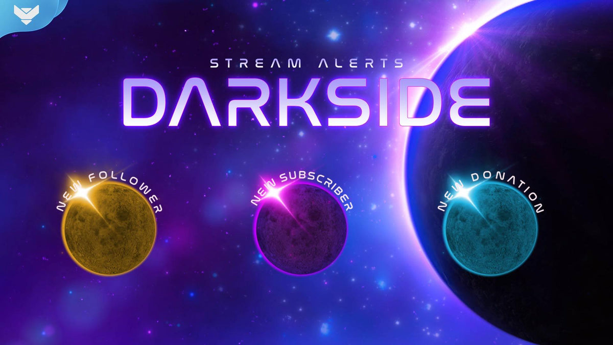 Animated Twitch Overlays │ StreamSpell | Galaxy: DarkSide Stream Alerts