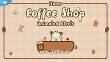Load image into Gallery viewer, Llama Coffee Shop Stream Alerts - StreamSpell
