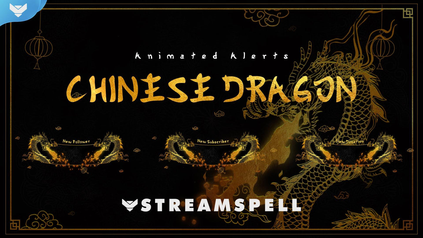 Chinese Dragon Stream Alerts - StreamSpell