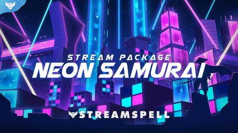 Neon Samurai Stream Package - StreamSpell