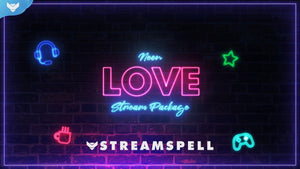 Neon Love Stream Package - StreamSpell