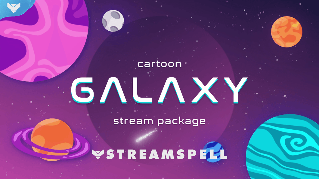 Cartoon Galaxy Stream Package - StreamSpell