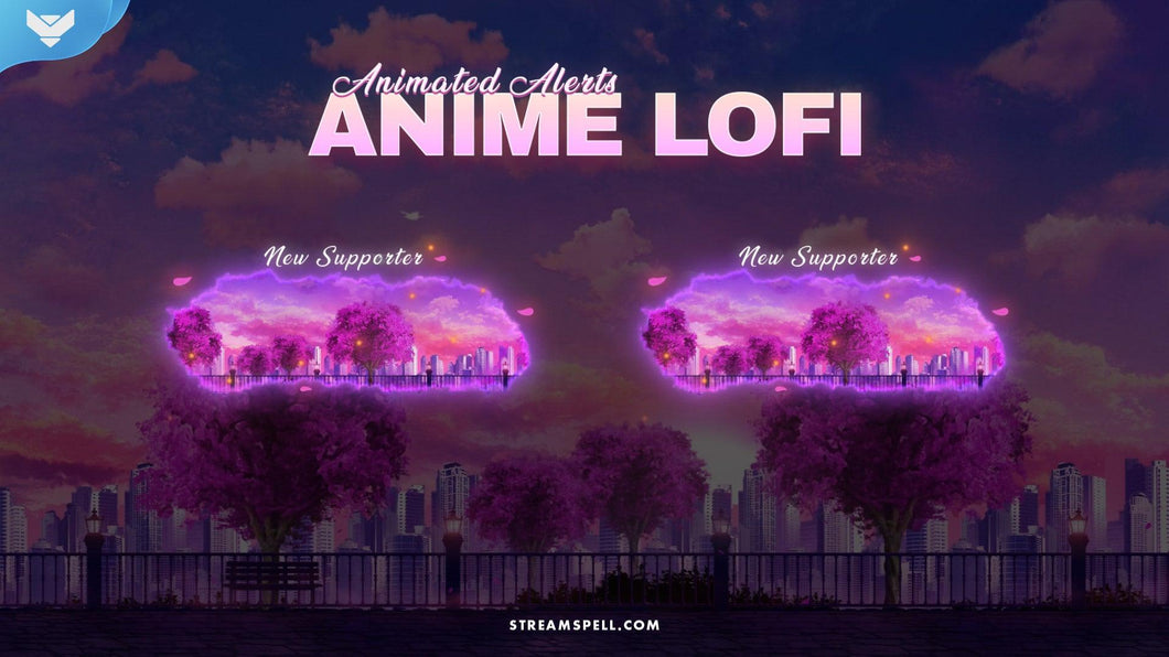 Anime Lofi Stream Alerts - StreamSpell