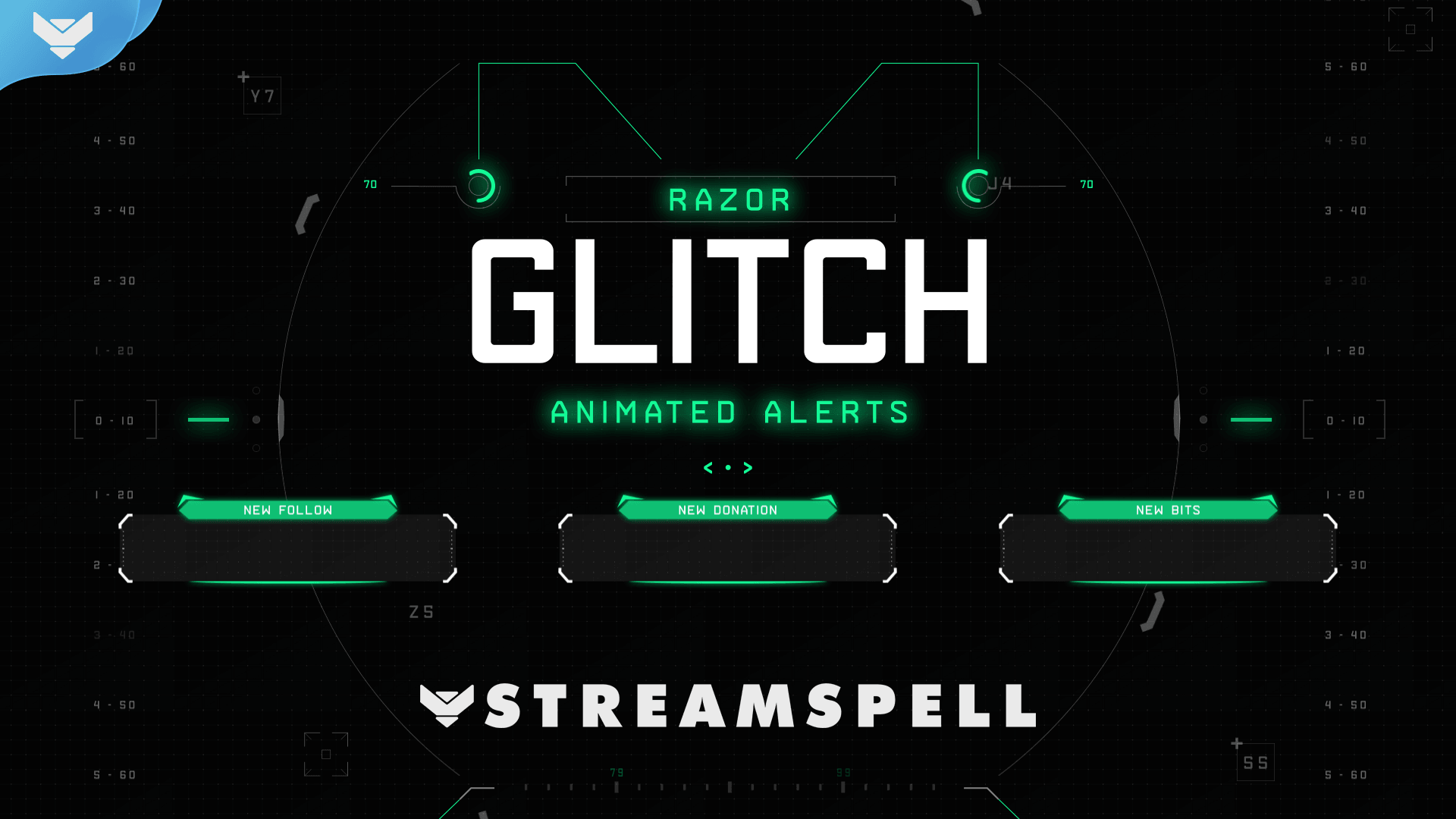 Razor Glitch Stream Alerts - StreamSpell