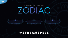 Load image into Gallery viewer, Zodiac Stream Alerts - StreamSpell