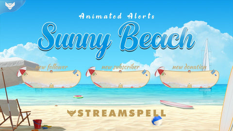 Sunny Beach Stream Alerts - StreamSpell