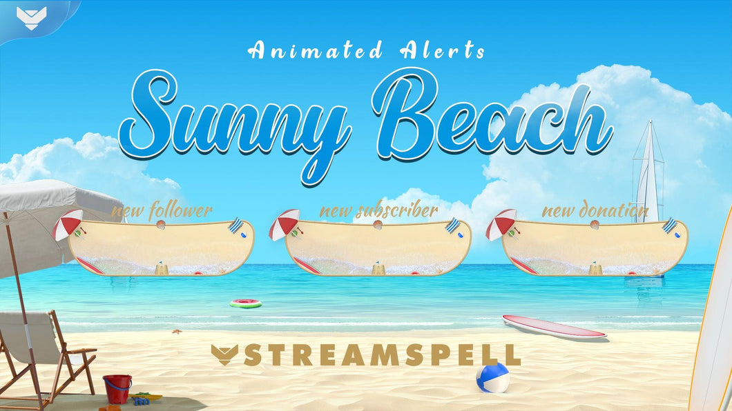 Sunny Beach Stream Alerts - StreamSpell