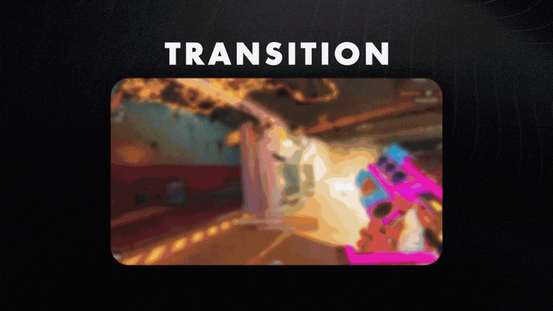 Neon Pulse Stream Transition