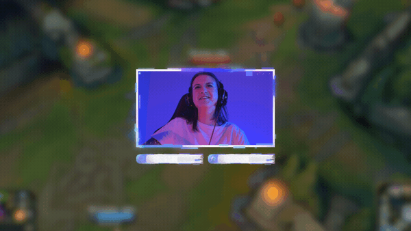 Webcam overlays in dark and white versions with futuristic Korean-inspired design and holographic accents, part of the Challenger stream package by StreamSpell for OBS and Streamlabs.