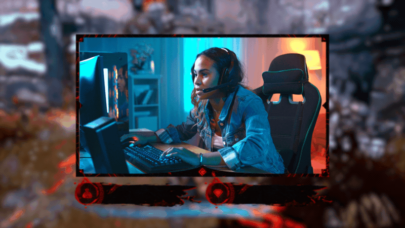 Spartan webcam overlay with glowing red warrior aesthetic and ancient Greek design, part of the Sparta stream package by StreamSpell for OBS and Streamlab