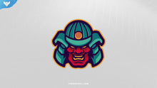 Load image into Gallery viewer, Blue Samurai Mascot Logo - StreamSpell