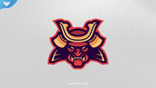 Load image into Gallery viewer, Red Samurai Mascot Logo - StreamSpell