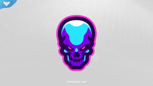 Skull Mascot Logo - StreamSpell
