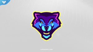 Wolf Mascot Logo - StreamSpell