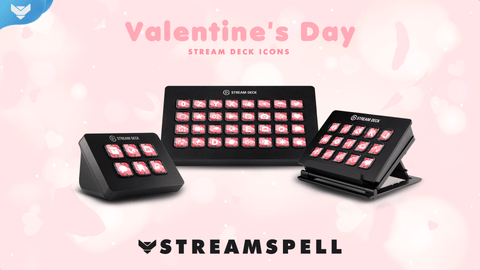 Valentine's Day Stream Deck Icons - StreamSpell